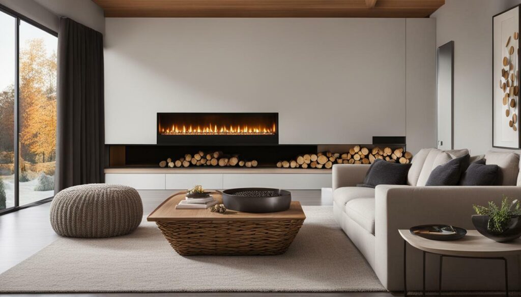 Accessories for double-sided electric fireplaces