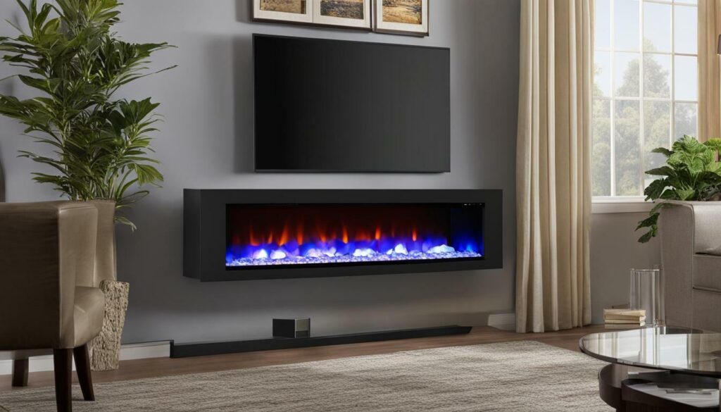 Charm Glow Electric Fireplace Features