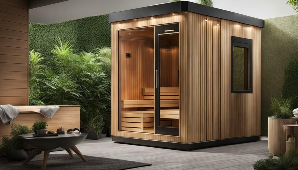 Compact sauna design