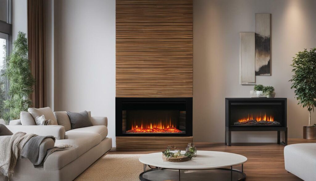 Easy-to-install electric fireplace inserts