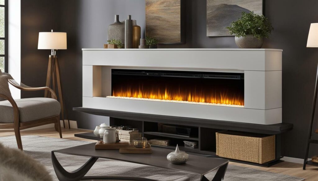 Features of Electric Fireplaces - Realistic Flame Effect