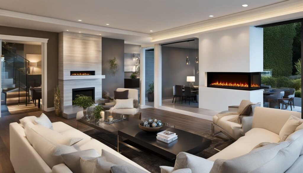 Features of Electric Fireplaces - Size options