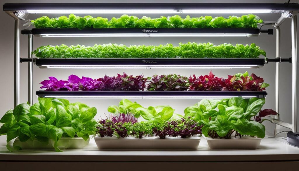 Indoor hydroponic kit