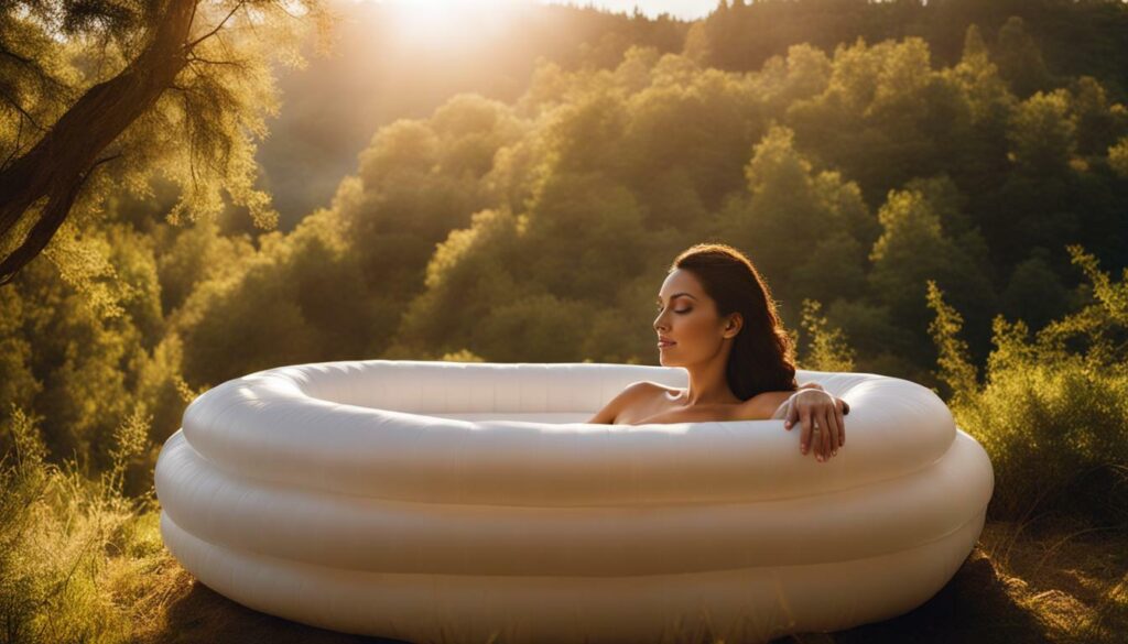 Inflatable Adult Bathtub