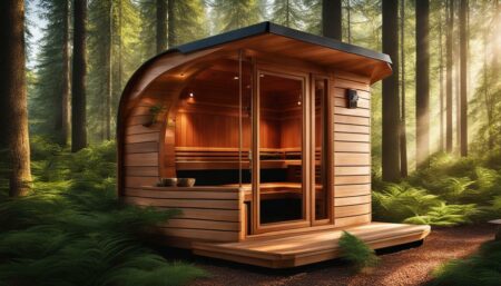 Infrared Wooden Outdoor Sauna