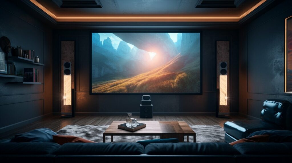 LCD home theater projector