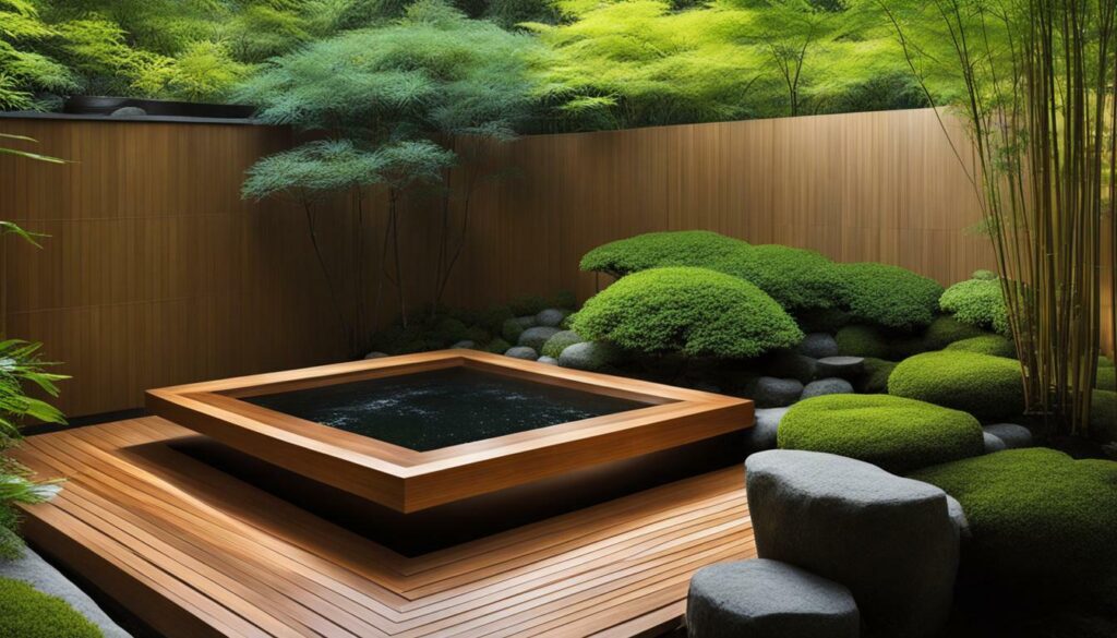Ofuro tub outdoor Japanese soaking tub square