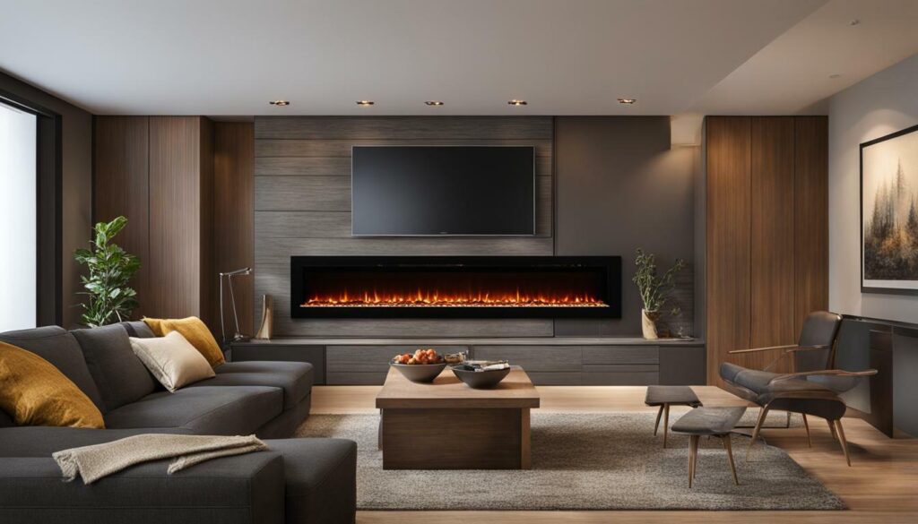 Optimal Placement of Electric Fireplace in Basement or Recreation Room