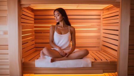 Portable infrared sauna