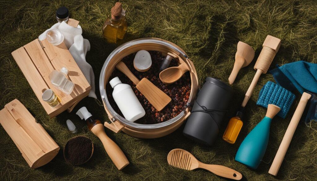 Portable sauna accessories