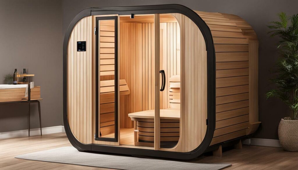 Portable sauna for athletes