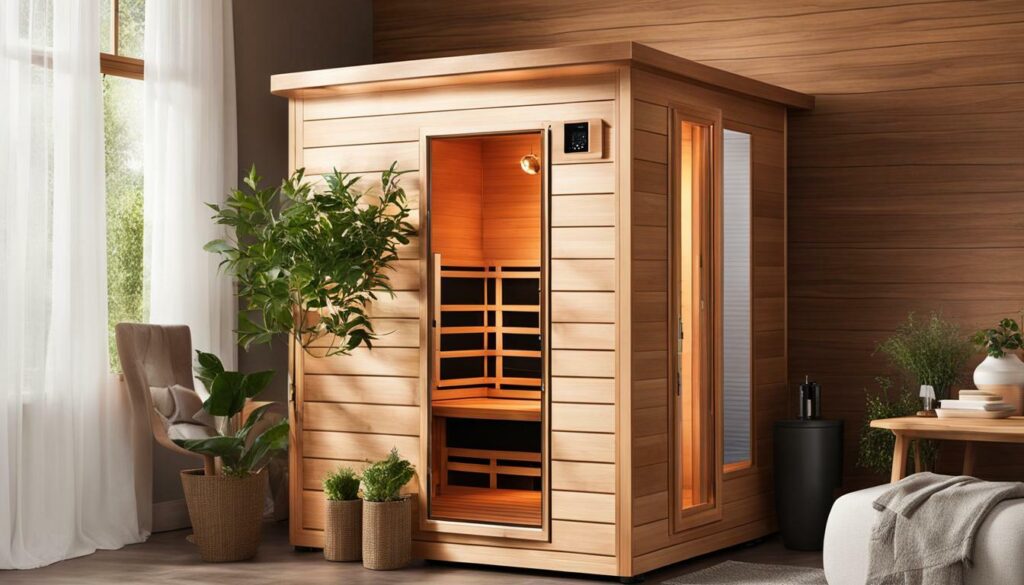 Portable sauna for home