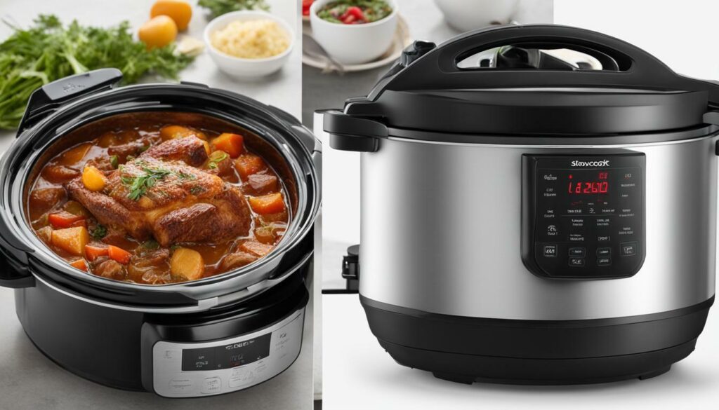 Slow Cooker vs Instant Pot comparison image