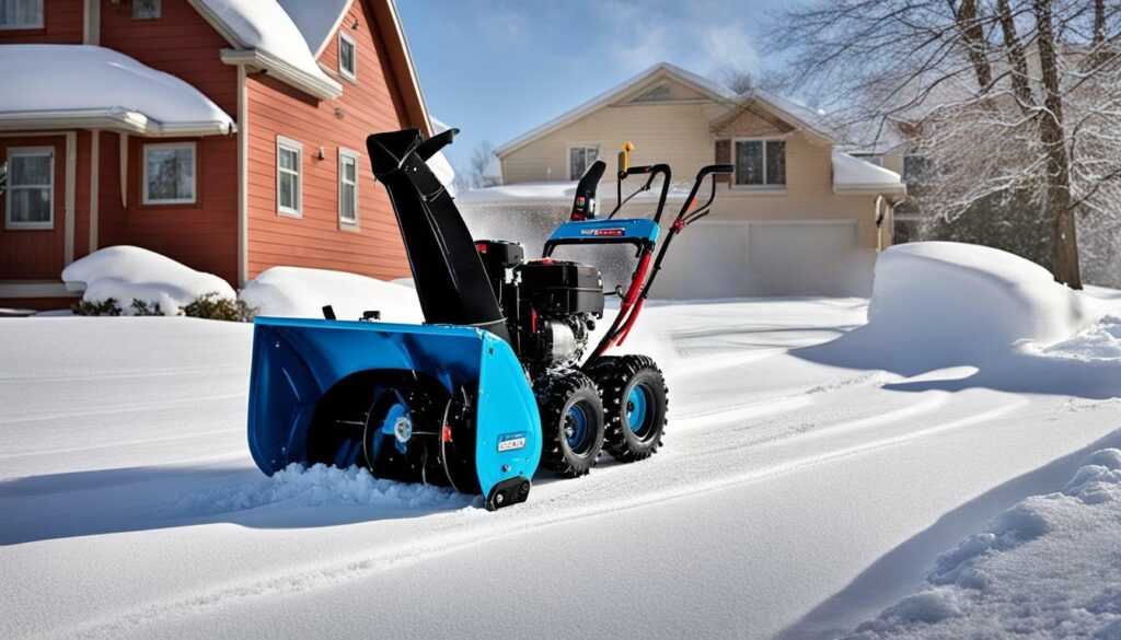 Small size snow blower