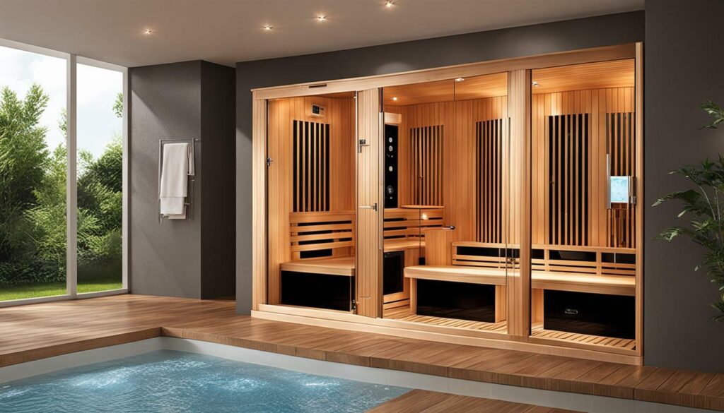 accessories for a residential indoor sauna
