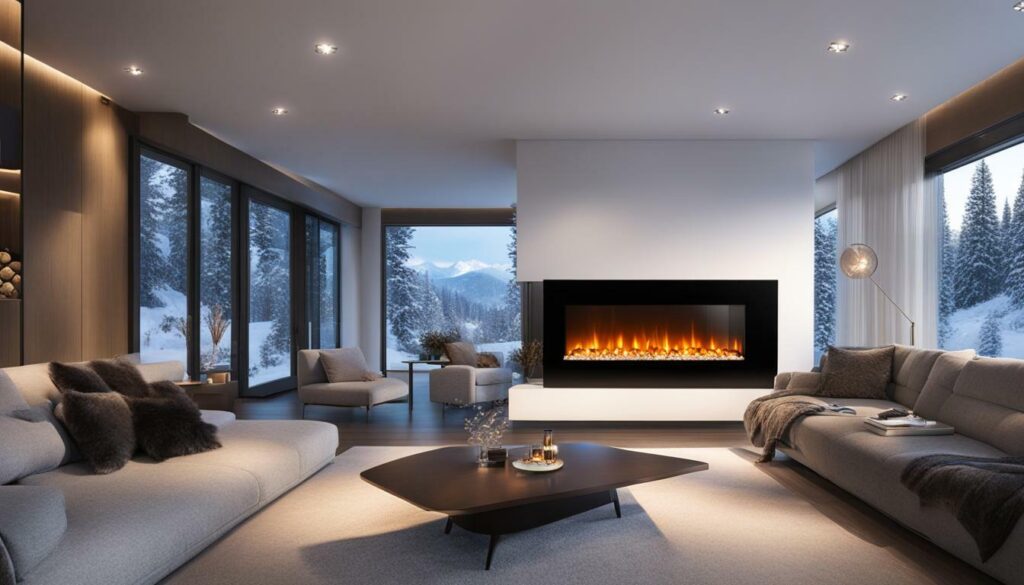advantages of see-through electric fireplaces