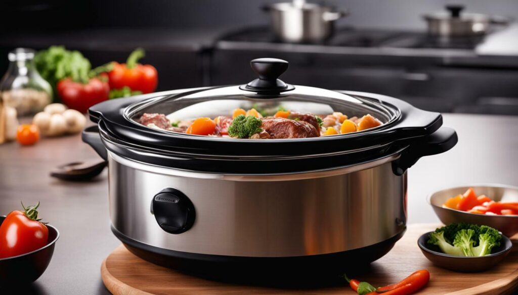 aluminum small slow cooker