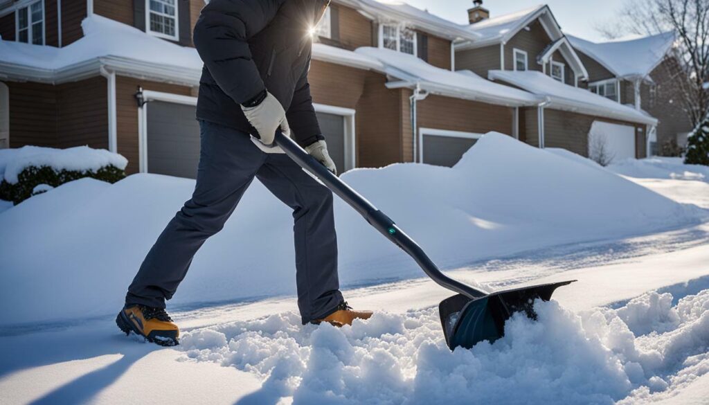 battery-powered snow shovel