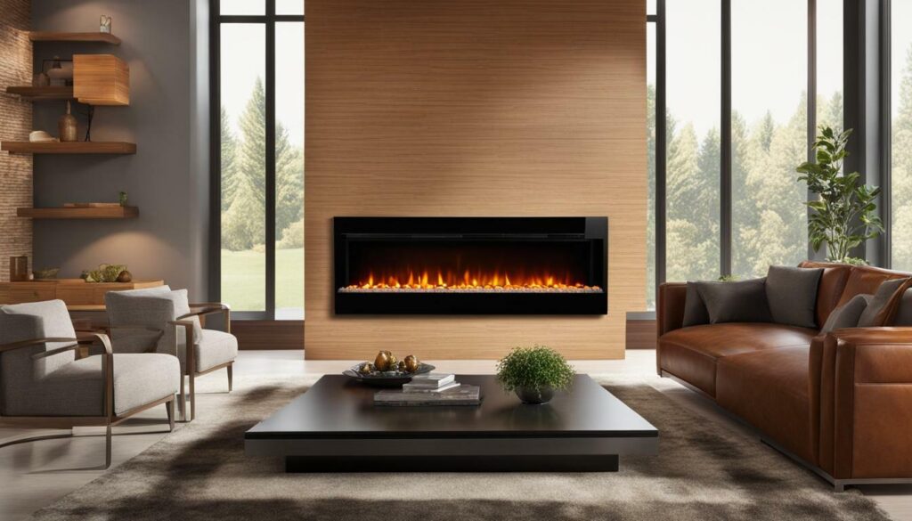 best double-sided electric fireplace options