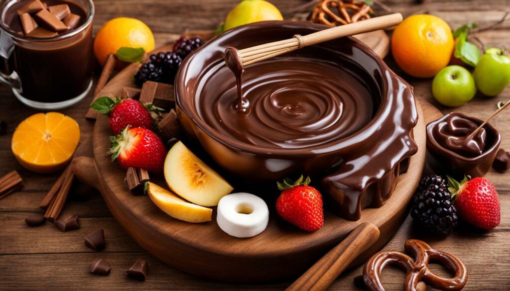 chocolate fondue pot