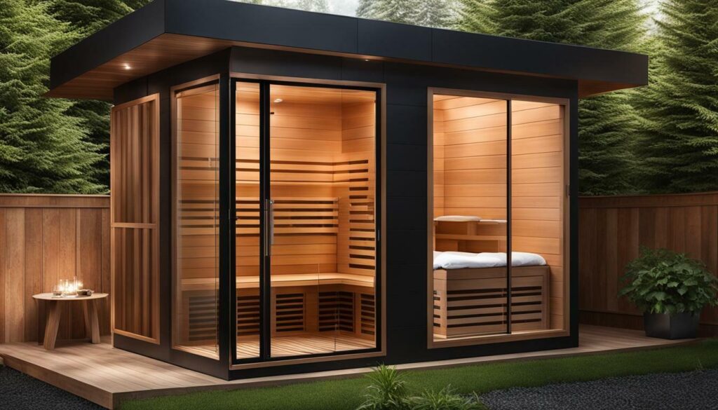 compact portable sauna