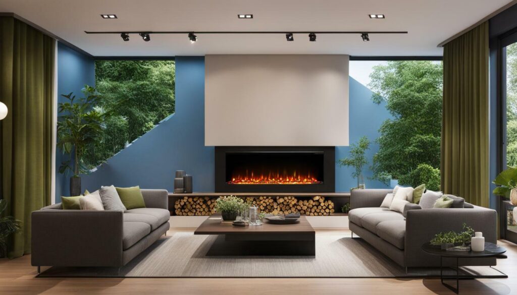 electric fireplace energy efficiency