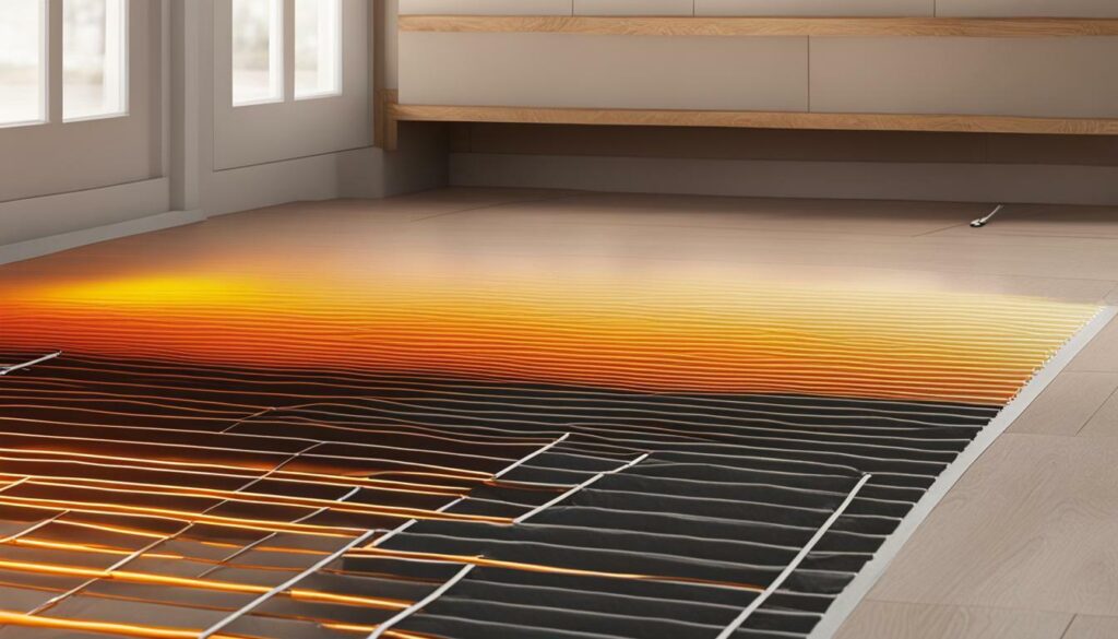 electric floor heating installation guide