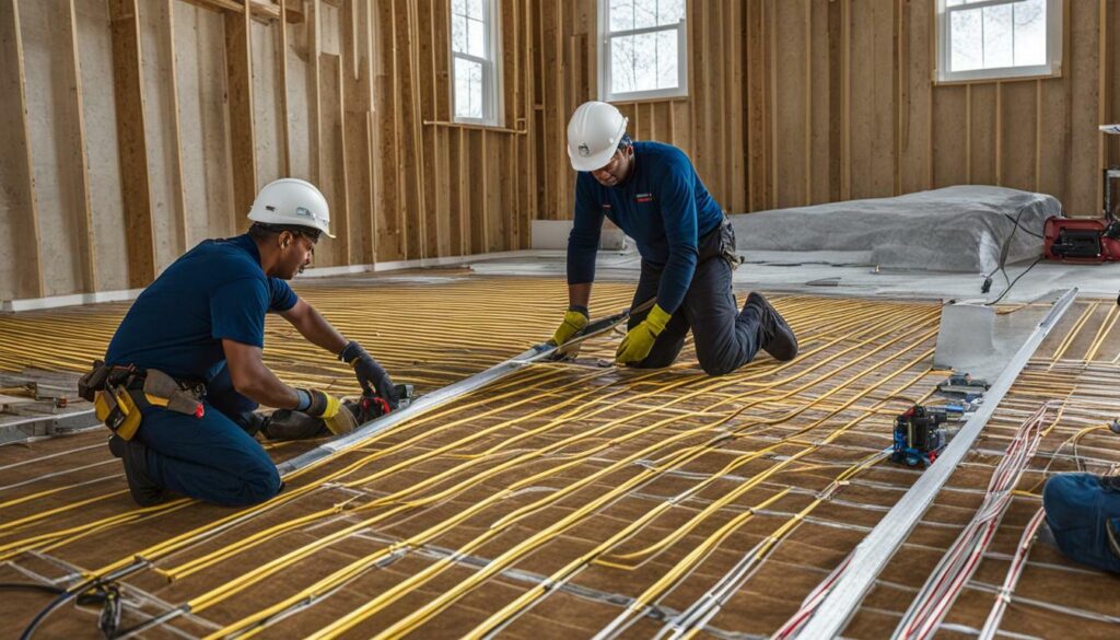 electric radiant floor heating contractors