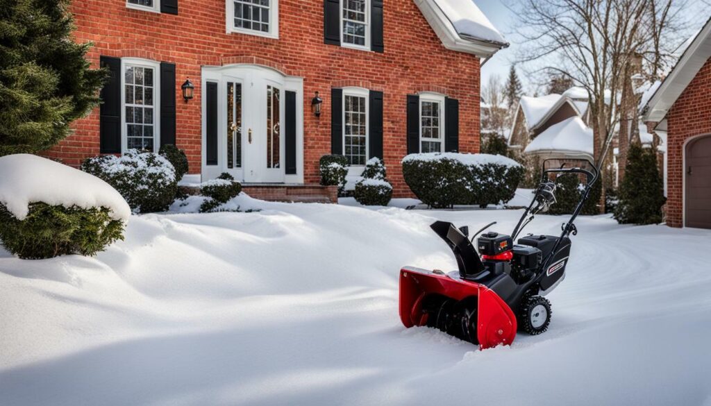 electric snow blower