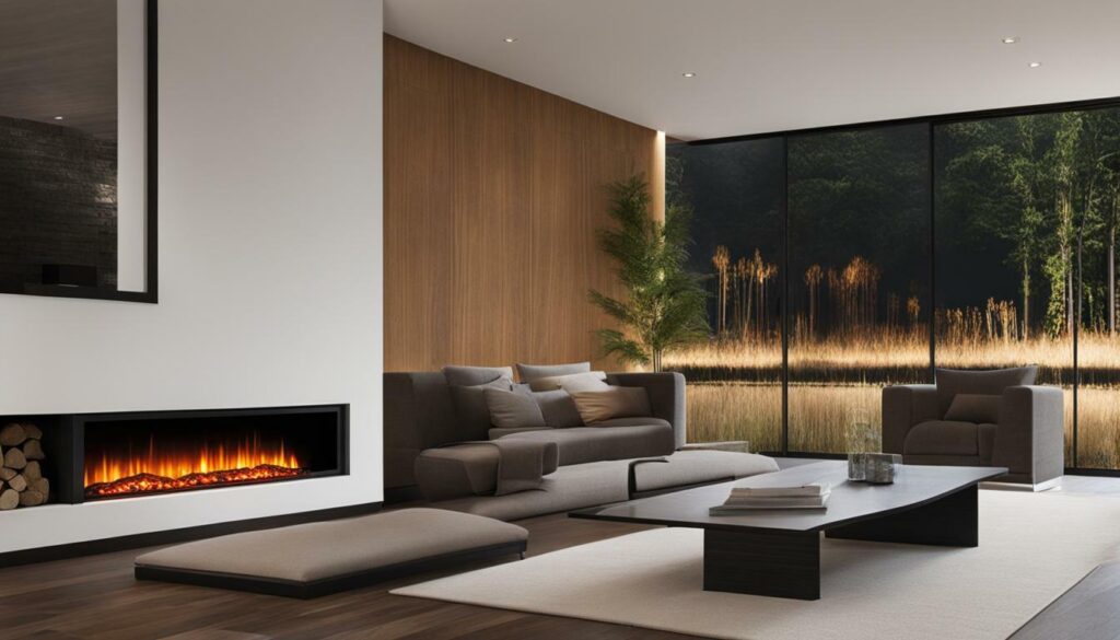 energy-efficient electric fireplace insert