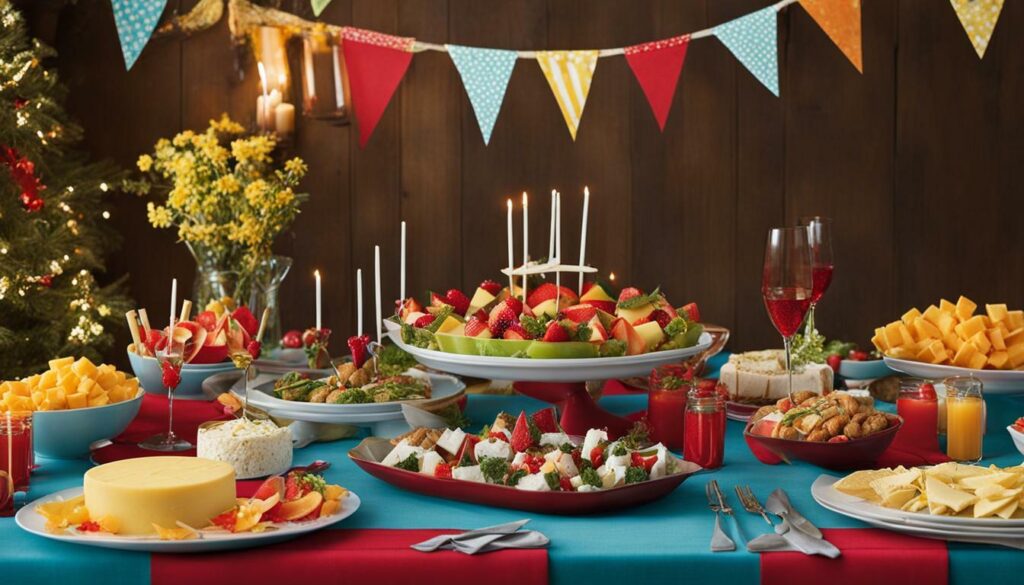 fondue party decorations