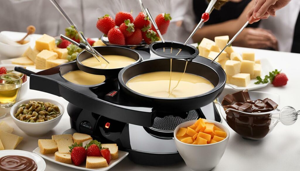 fondue party, electric fondue maker