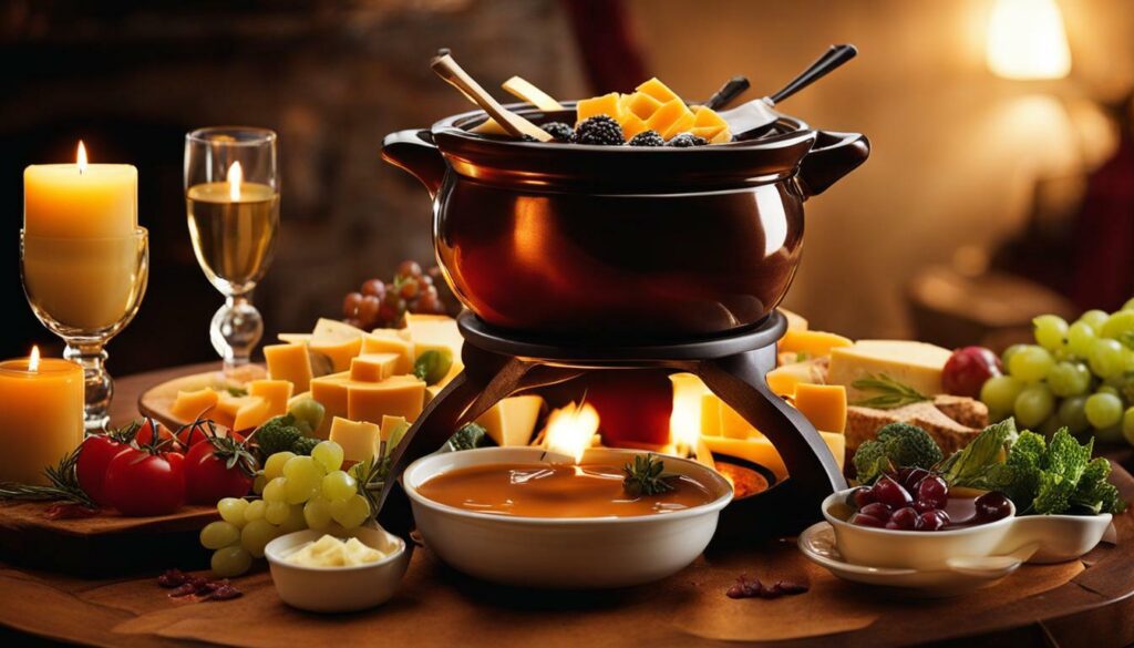 fondue pot set