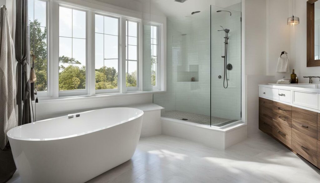 freestanding tub for stand up shower