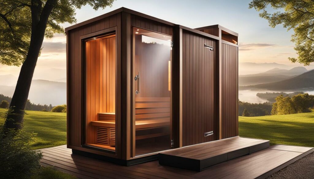 high-end portable sauna