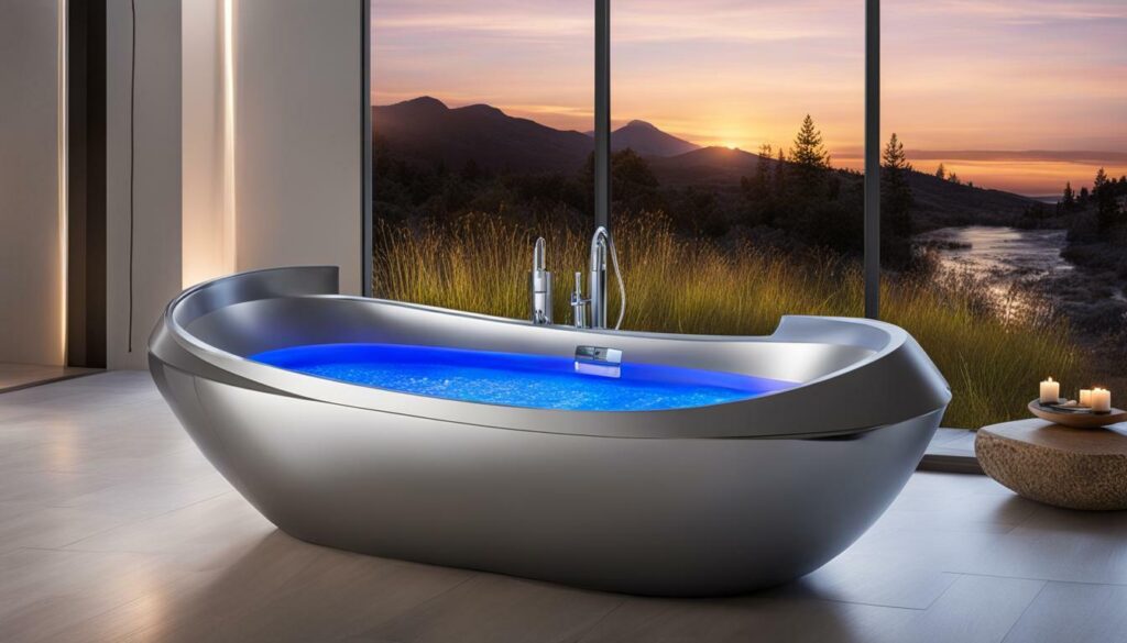 high-quality portable bathtub with adjustable temperature settings