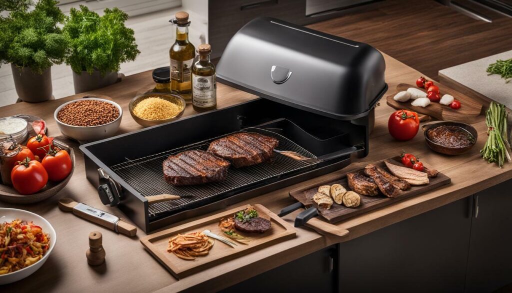 indoor barbecue equipment and accessories