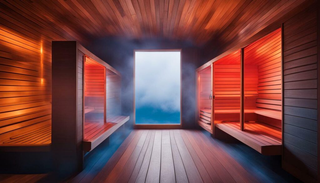 infrared vs. steam saunas