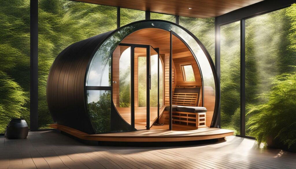 luxury portable steam sauna