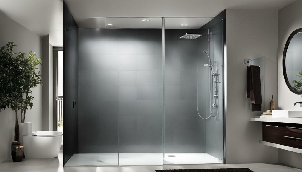 modular shower
