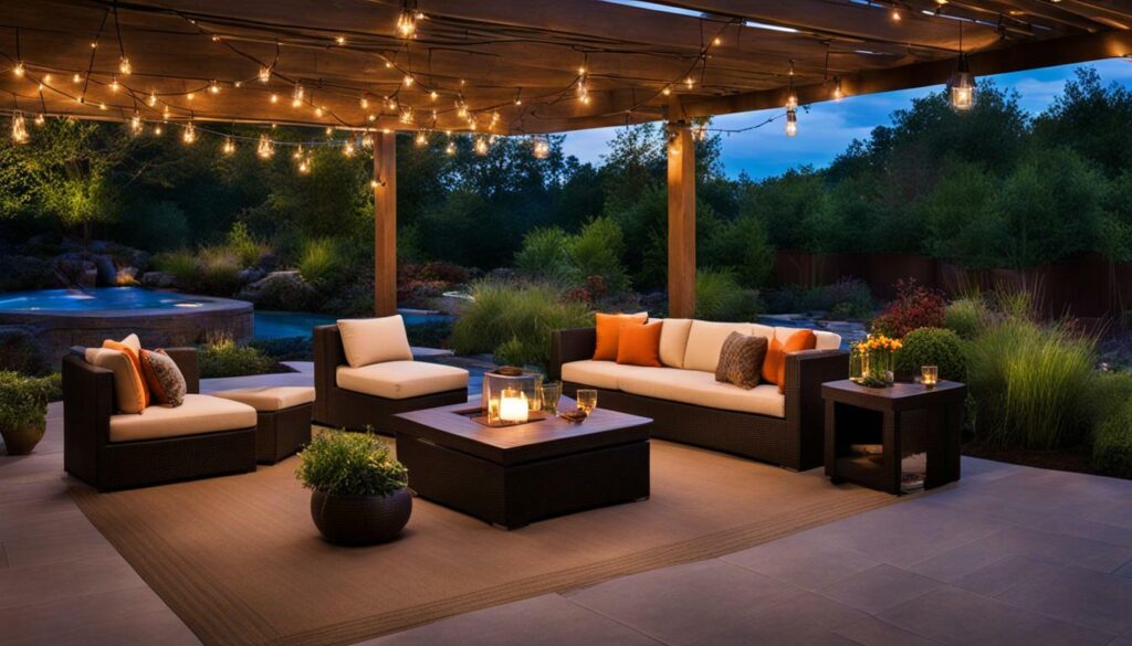 outdoor mood lighting