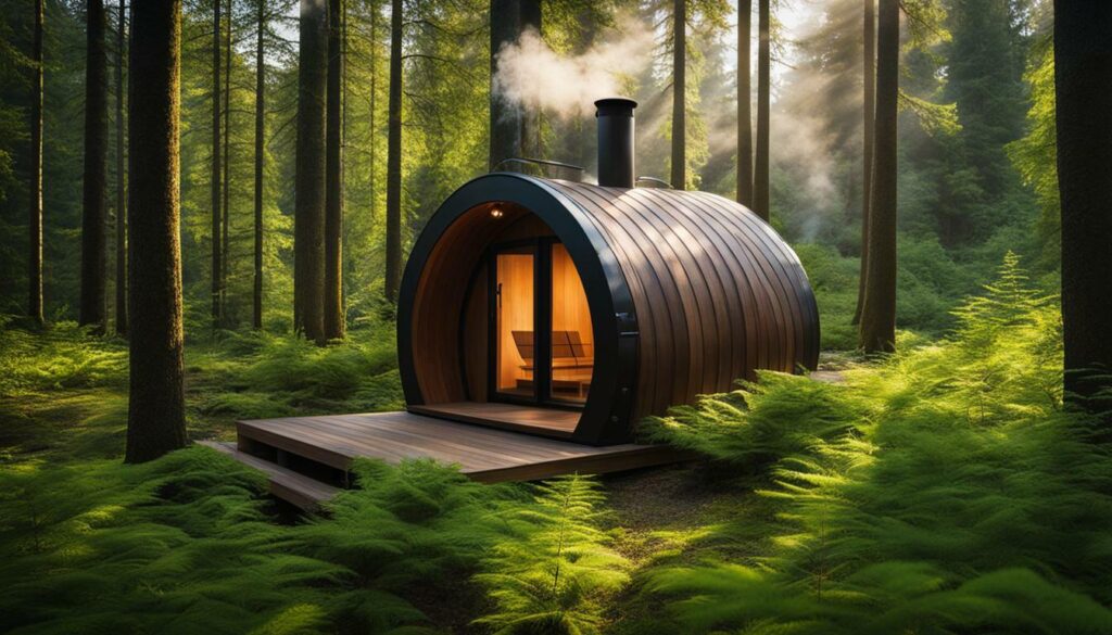 outdoor portable saunas