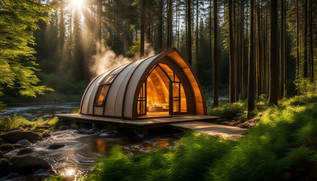 outdoor sauna experience