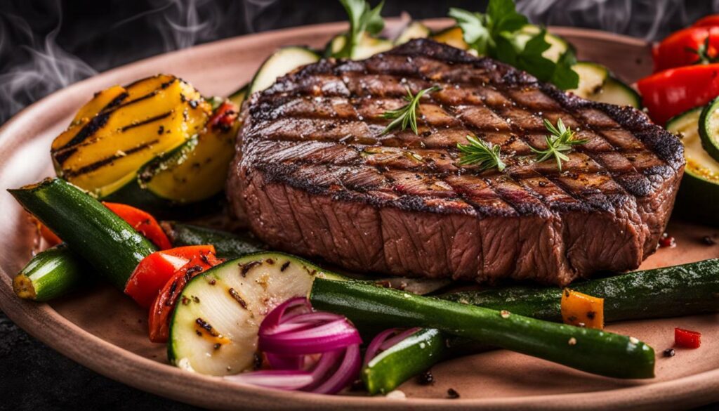 perfectly grilled steaks