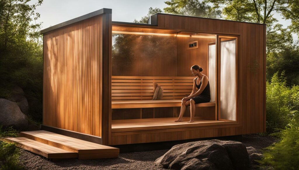 portable dry sauna