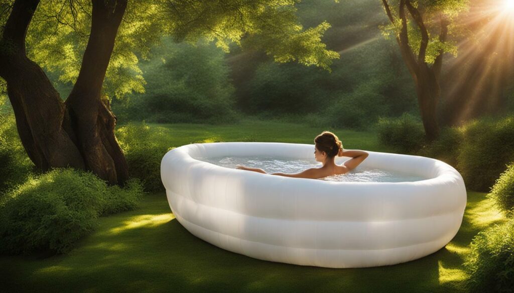portable inflatable bathtub