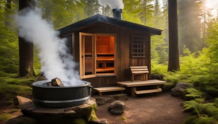 portable outdoor sauna