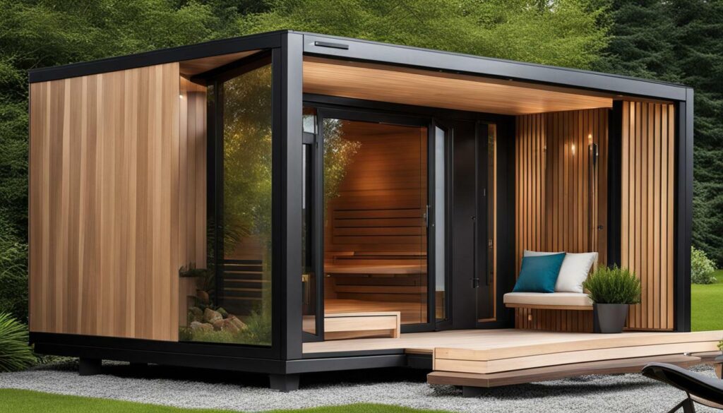 portable sauna design