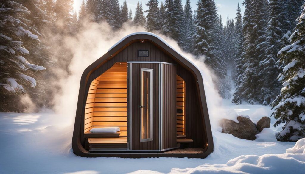 portable sauna for winter wellness