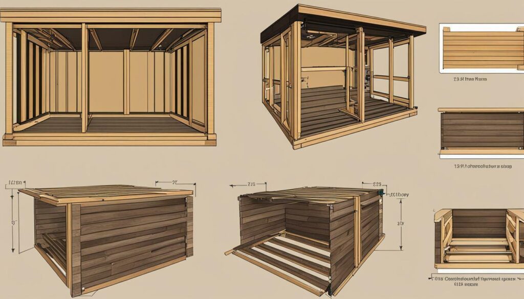 portable sauna frame assembly